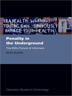 cover image of Penality in the Underground